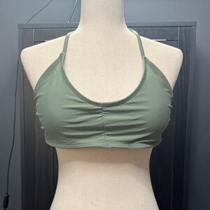 Shekini Olive Green Bikini Top - Size XL